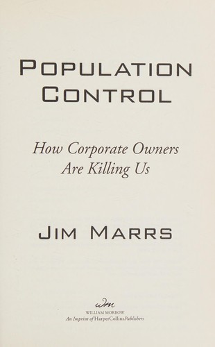 Cover of Population control