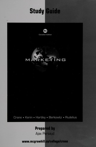Cover of Study guide for use with Marketing, 6th Canadian edition