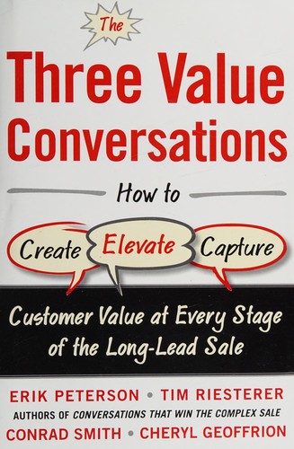 Cover of The three value conversations