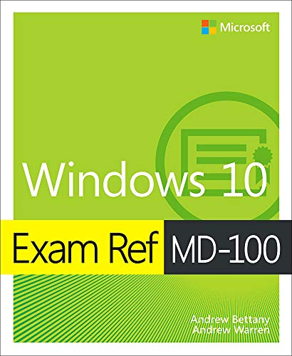 Cover of Exam Ref MD-100 Windows 10