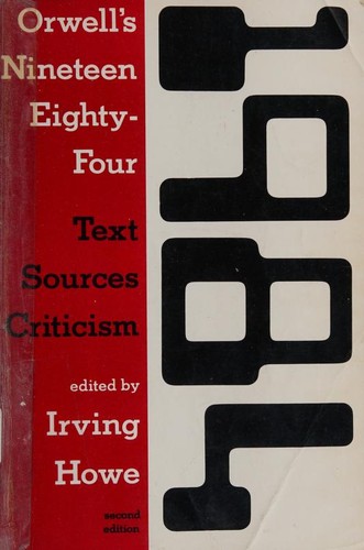 Cover of Orwell's Nineteen eighty-four