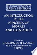 Cover of The Collected Works of Jeremy Bentham: An Introduction to the Principles of Morals and Legislation