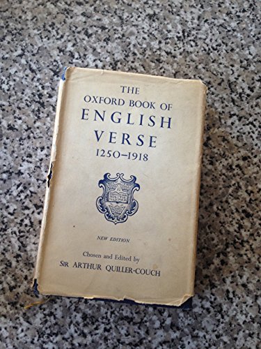 Cover of The Oxford Book of English Verse, 1250-1918