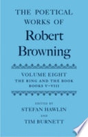 Cover of The Poetical Works of Robert Browning: Volume VIII. The Ring and the Book, Books V-VIII