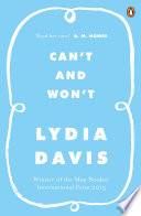 Cover of Can't and Won't