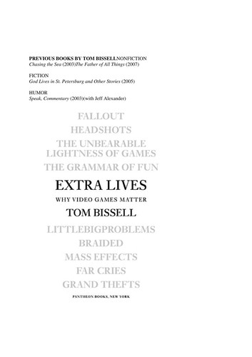 Cover of Extra Lives: Why Video Games Matter