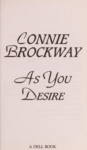 Cover of As You Desire