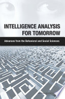 Cover of Intelligence Analysis for Tomorrow