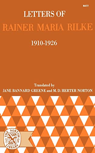 Cover of Letters of Rainer Maria Rilke, 1910-1926