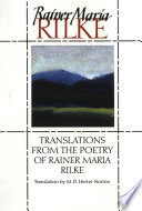 Cover of Translations from the Poetry of Rainer Maria Rilke