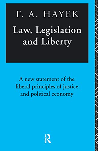 Cover of Law, Legislation and Liberty