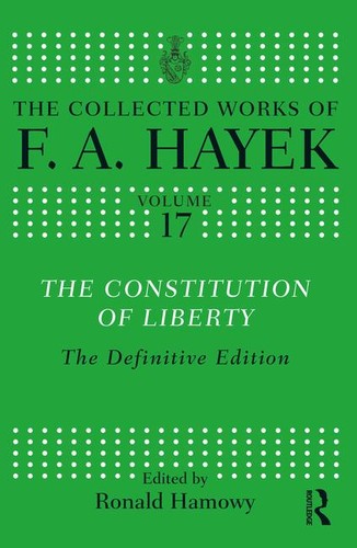 Cover of Constitution Of Liberty