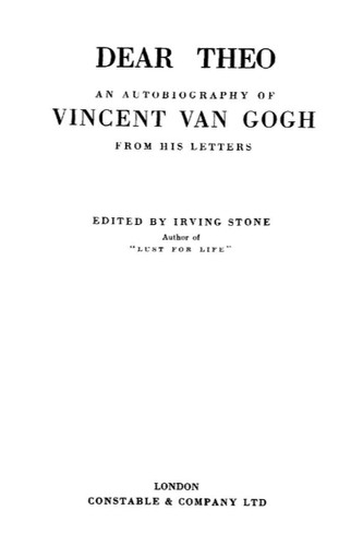Cover of Dear Theo