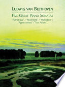 Cover of Five great piano sonatas