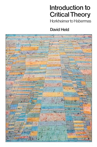 Cover of Introduction to Critical Theory: Horkheimer to Habermas