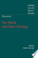 Cover of Descartes: The World and Other Writings