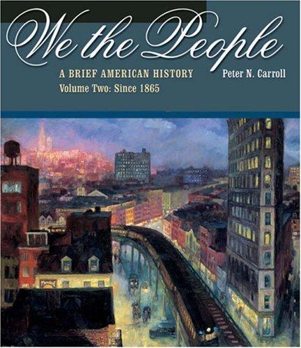 Cover of We the People: A Brief American History, Volume II