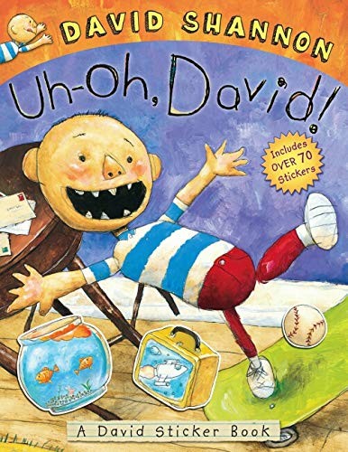 Cover of Uh-oh, David! Sticker Book