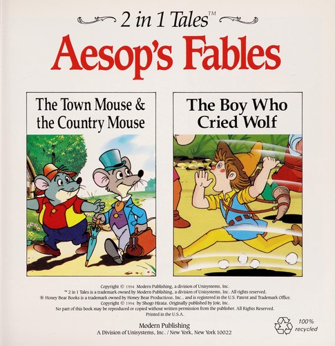 Cover of The Town Mouse and the Country Mouse