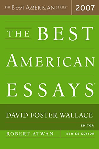 Cover of The Best American Essays 2007
