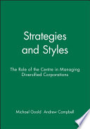 Cover of Strategies and Styles
