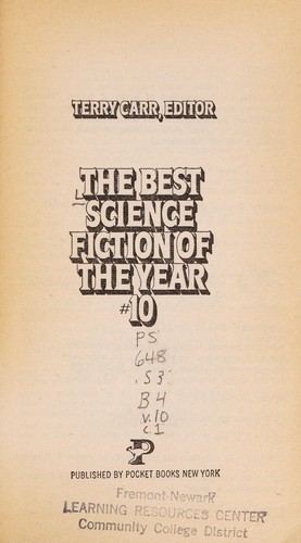 Cover of The Best Science Fiction of the Year 10