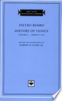 Cover of History of Venice: Books I-IV