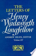 Cover of The Letters of Henry Wadsworth Longfellow, 1814-1843