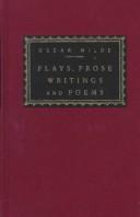 Cover of Plays, Prose Writings, and Poems