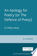 Cover of An Apology For Poetry (Or The Defence Of Poesy)