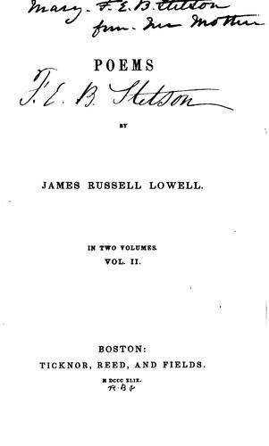 Cover of Poems