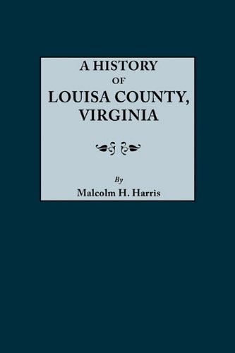 Cover of History of Louisa County, Virginia