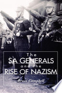 Cover of The SA Generals and the Rise of Nazism