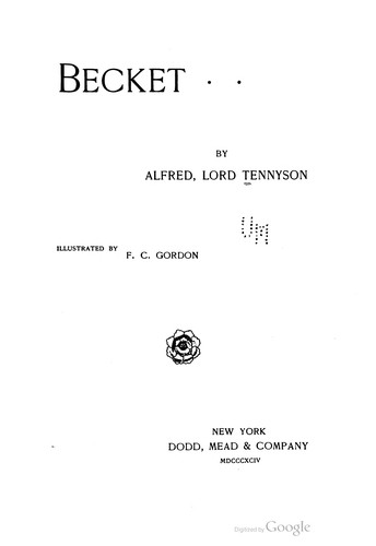 Cover of Becket.