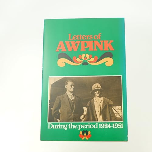 Cover of Letters of A. W. Pink