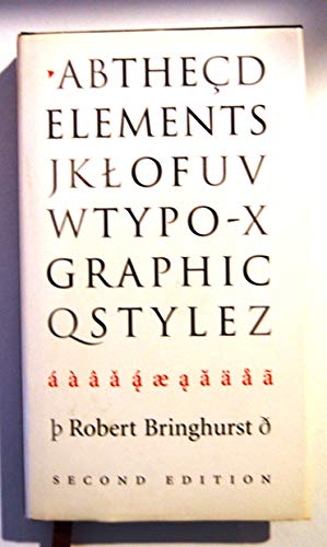 Cover of The Elements of Typographic Style