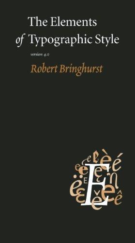Cover of The Elements of Typographic Style: Version 4.0
