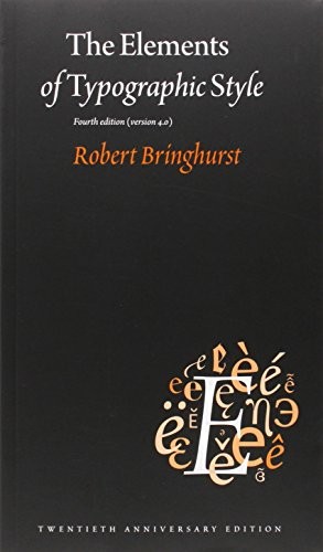 Cover of The Elements of Typographic Style: Version 4.0