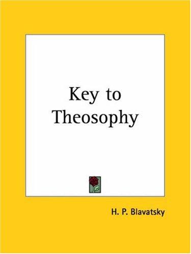 Cover of The Key to Theosophy