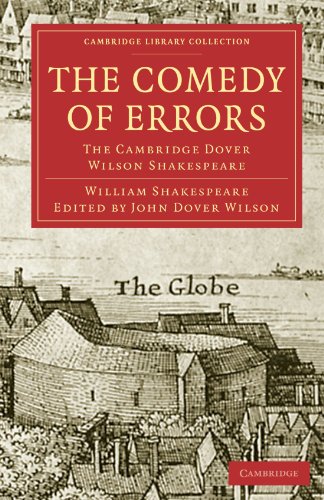 Cover of The Comedy of Errors: The Cambridge Dover Wilson Shakespeare