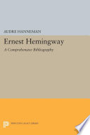 Cover of Ernest Hemingway