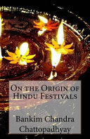 Cover of On the Origin of Hindu Festivals