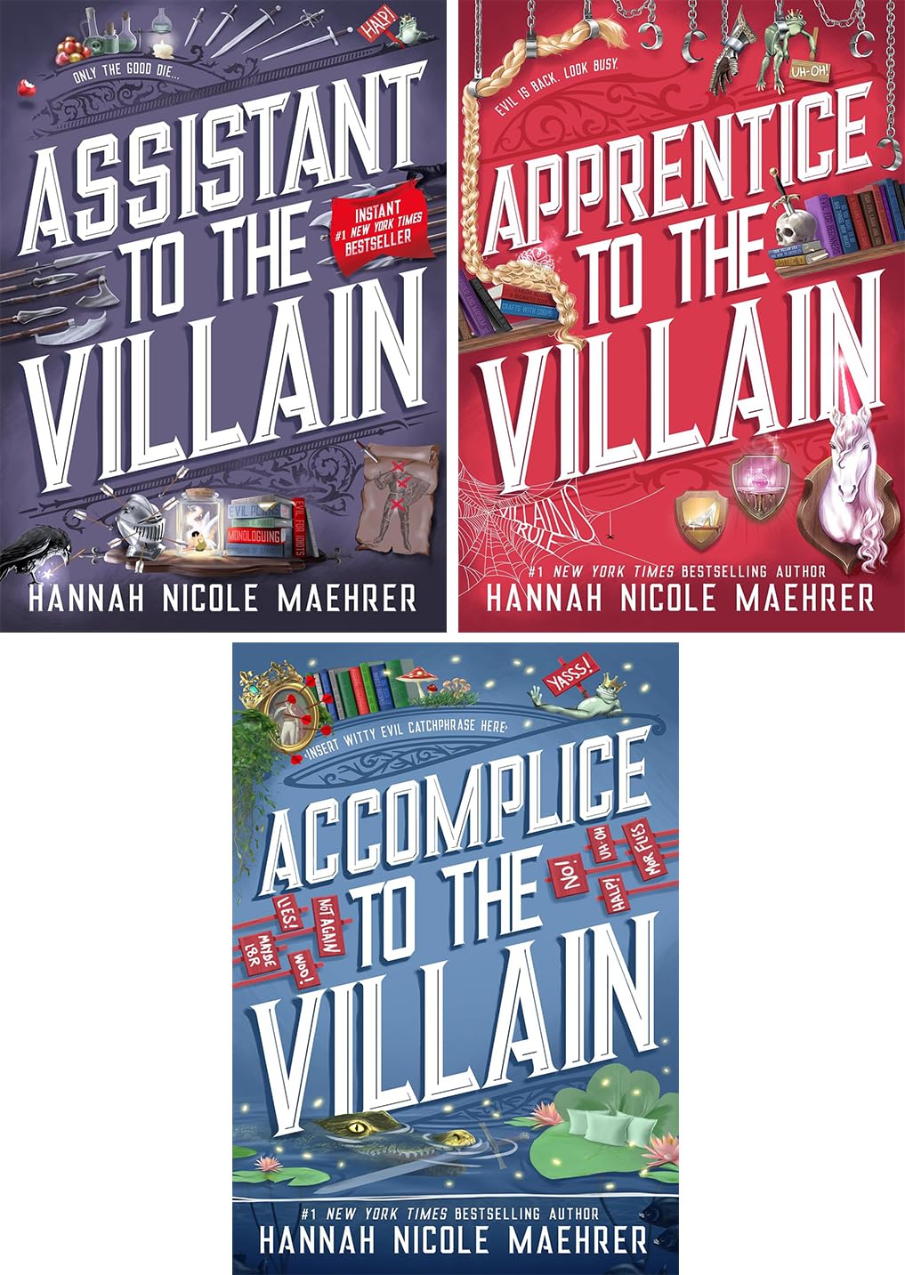 Cover of Assistant and the Villain Series Collection Books, Set of 3 Books