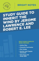 Cover of Study Guide to Inherit the Wind by Jerome Lawrence and Robert E. Lee