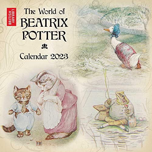 Cover of British Library Beatrix Potter Wall Calendar 2023