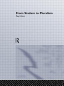 Cover of From statism to pluralism