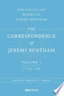 Cover of The Correspondence of Jeremy Bentham, Volume 1