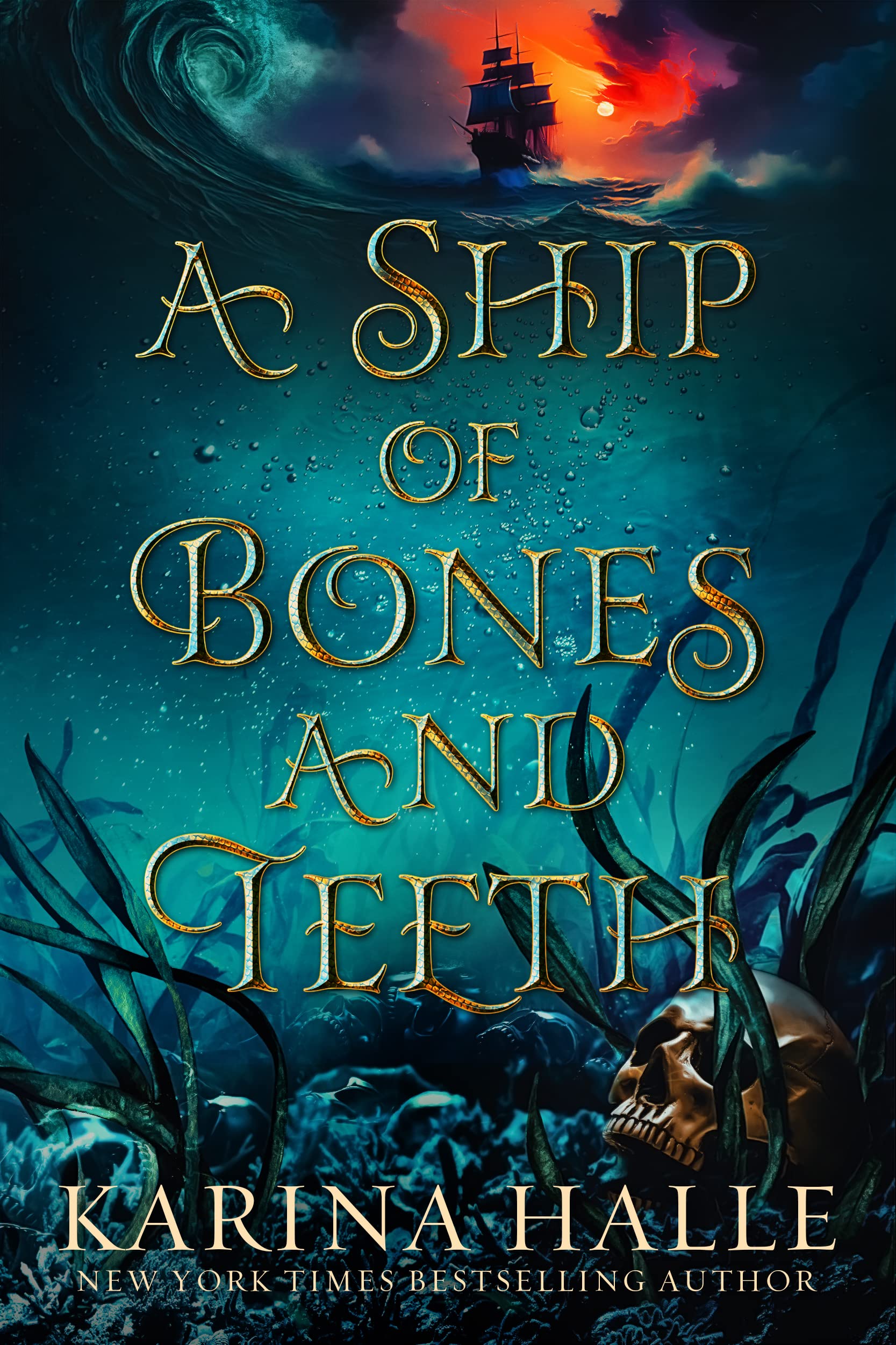 Cover of A Ship of Bones & Teeth