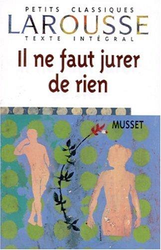 Cover of Il ne faut jurer de rien