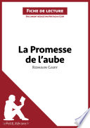Cover of La Promesse de l'aube de Romain Gary (Fiche de lecture)